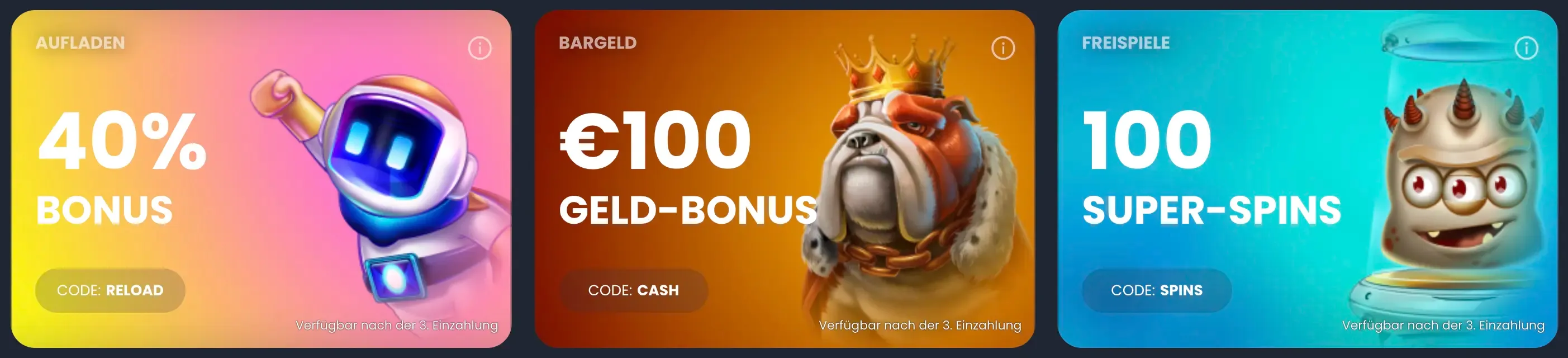 BitKingz Daily Booster mit Reload, Cash und Freispielen