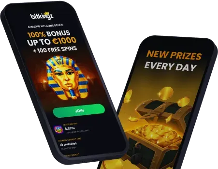 BitKingz Casino auf Smartphones mit mobilem Bonus und täglichen Preisen